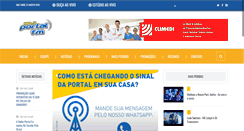 Desktop Screenshot of portalfm104.com.br